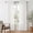 OffWhite, variant on KoshiMe Faux Linen Light Filtering Privacy Back Tab Curtains,2-Panel Set,Noise Reducing & Thermal Insulated Breathable Window Drapes for Bedroom,Living Room, 50" W × 96" L Natural