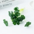 thumbnail image 3 of Simulation Green Plant Not Withered Eye-catching Realistic Anti-fall Decorative Background Decoration Ornament Four-leaf Grass Fake Plant Home Decor, 3 of 6