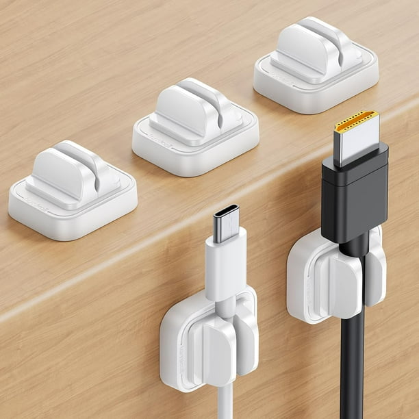 Soporte para cables, organizador de cables Lamicall, paquete de 5