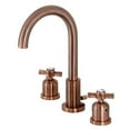 thumbnail image 1 of Fauceture FSC892ZXAC Millennium Widespread Bathroom Faucet, Antique Copper, 1 of 8