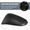 thumbnail image 4 of Unique Bargains Car Rear View Driver Passenger Side Mirror Cover Cap Replacement for Toyota Hilux 2015-2020 Pair Black, 4 of 6