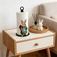thumbnail image 6 of Wooowa Easter Bunny Paper Towel Holder, Large Metal Kitchen Bathroom Towel Rack, Festive Easter Countertop Decor Organizer, 6 of 6