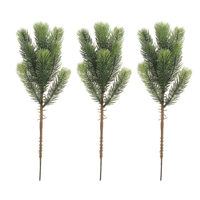 Christmas Picks Pine Tree Artificial Wreaths Trees Decor Stems Sprays
