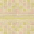 thumbnail image 1 of Ahgly Company Indoor Square Patterned Khaki Gold Area Rugs, 8' Square, 1 of 1