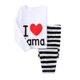 thumbnail image 1 of Los más nuevos pijamas para niños, 2 unids/set, pijamas para bebés, traje de otoño, ropa de dormir para niñas, camisetas de manga larga + pantalones, 1 of 2