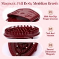 thumbnail image 4 of Meridian Brush Massage Brush, Meridian Pressure Brush, Beauty Salon Massage Tools for Full Body SPA Massager Relaxation, 2Pcs, 4 of 9