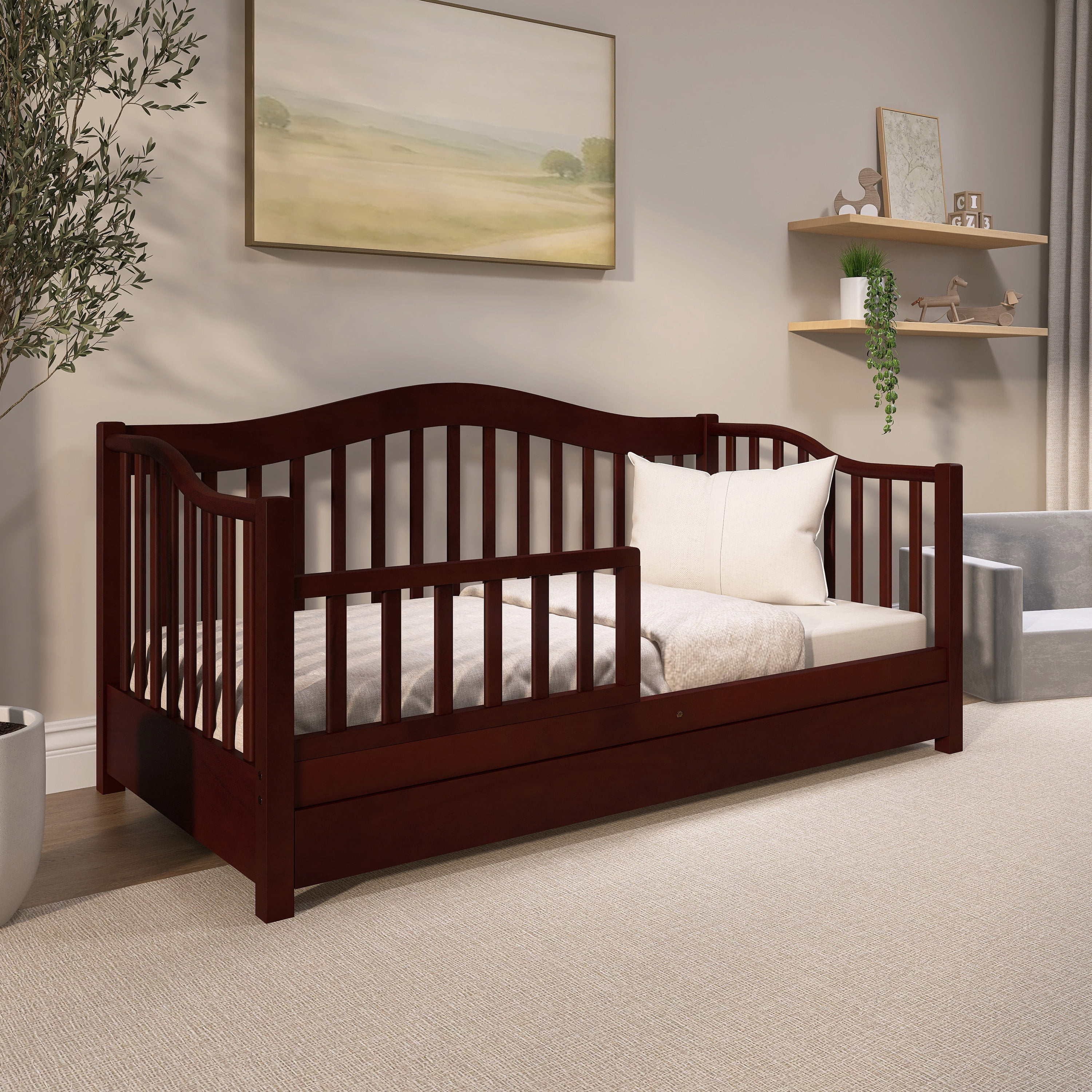 Dream on Me Toddler Day Bed, Cherry