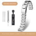 thumbnail image 3 of Para S-watch YCS YAS YGS IRONY Reloj de acero inoxidable Pulsera de metal de acero de precisión para hombre Cadena de reloj de boca convexa 17 19 20 21 mm, 3 of 5
