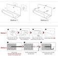 thumbnail image 3 of Soporte de montaje en pared flotante resistente / duradero / soporte para accesorios de NS Switch, suministros de fácil instalación - 7.12x3x2.5 pulgadas Yotijar Soporte para montaje en pared, 3 of 5