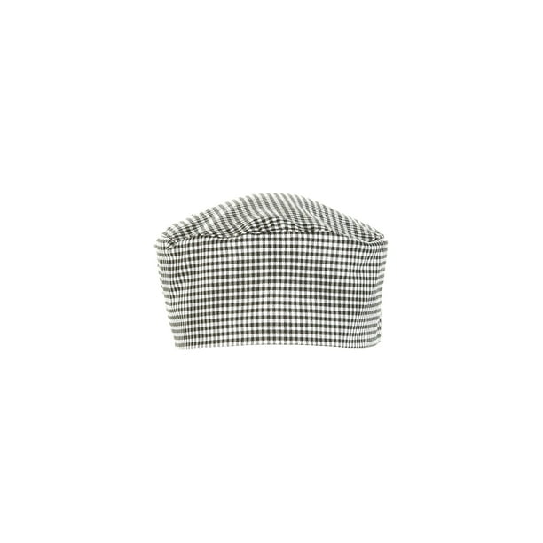Gorro de Chef Unisex Chef Works con Cuadro Pequeño, Talla Única