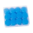 thumbnail image 2 of 12 Piezas Tapones para los Oídos Bloqueadores de Sonido Tapones para los Oídos Cómodos Reducción de Ruido Almohadillas Lavables para los Oídos para azul, 2 of 10
