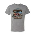thumbnail image 2 of Wild Bobby, Ford Retro T-Bucket Roadster 1923 Vintage Garage Motors, Cars and Trucks, Men Premium Tri Blend Tee, Premium Heather, Large, 2 of 4
