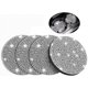 thumbnail image 1 of Posavasos para coche, moderno, antideslizante, a prueba de golpes, portavasos GM, inserto de posavasos, cristal brillante, diamantes de imitación, interior del coche, accesorios para mujer (4P-negro) JM JM, 1 of 3
