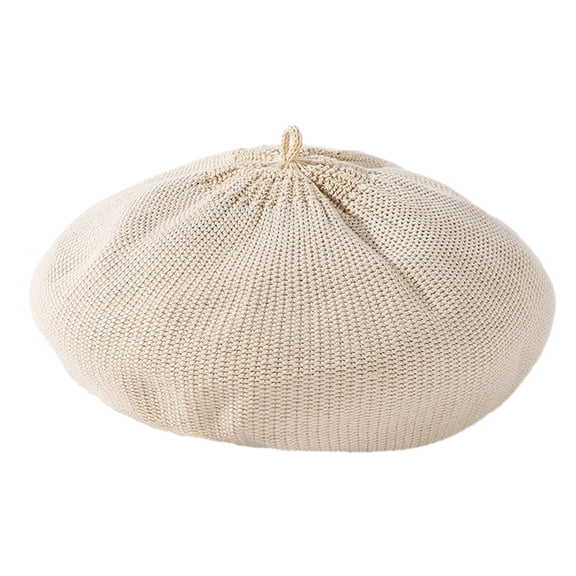 Women Beret Hat French Wool Beret Beanie Cap Classic Solid Color Autumn Winter Hats Beret Hat for Women Gril Winter Hats Beanie Cap - style 1;