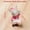 H, variant on Clearance Resin Christmas Animal Figurine, Holiday Tabletop Decoration - Monkey