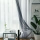 thumbnail image 5 of Cortinas transparentes Sala de estar Bolsillo de varilla Paneles de cortina de ventana Dormitorio Co Tomshoo  Gris, 5 of 7
