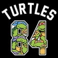 thumbnail image 2 of Junior's Teenage Mutant Ninja Turtles 84 Turtles Graphic Tee Black X Large, 2 of 3