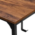 thumbnail image 6 of CubiCubi Computer Desk with Particle Board, Home Office Desk, Deep Brown Finish,47", 6 of 8