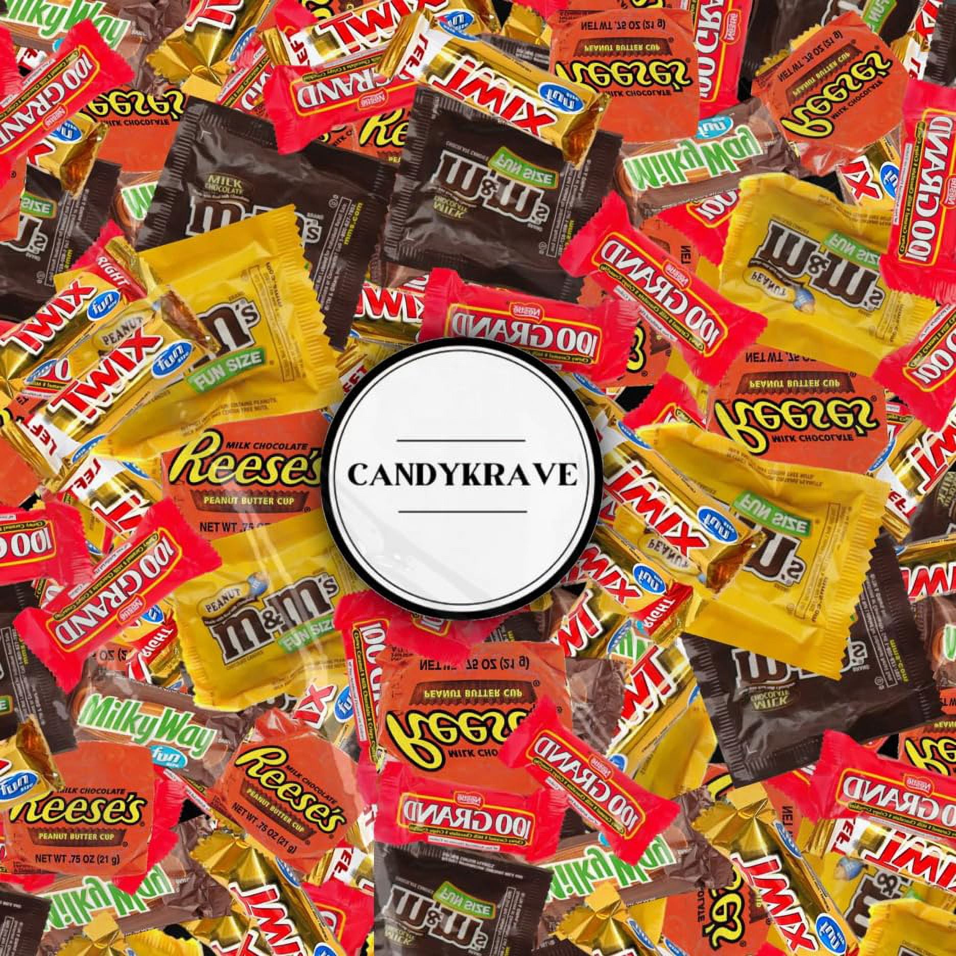 CandyKrave Assorted Bulk Candy Variety Pack - 5 Flavors - Treat for All Ages- Individually Wrapped - Bulk Candy Bag (5 Pound)