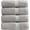High Rise Grey, variant on Bath Towels Set of 6 | Classic Hotel Bath Towels | 100% Combed Cotton | Absorbent Quick-Dry Towels for Bathroom Standard 100 Cotton
