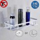thumbnail image 4 of Shelf Adhesive Aluminum Shower Caddy For Shampoo Holder, Kitchen Rack Storage, 4 of 4