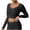 Black, variant on Htigea Clearance Workout Tops for Women Long Sleeve Athletic Shirts Breathable Quick Dry Yoga T-Shirts Black L