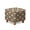 Tribal Diamond Plaid Print Black Beige, variant on SCRAWLGOD Sunflower Skull Print Yellow Gray Ottoman Slipcover, Removable Footrest Sofa Cover Washable Square Footstool Slipcover with Elastic Bottom for Living Room