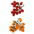 thumbnail image 1 of 2-Pack Artificial Cherry Tomatoes Real looking Manmade Fruit, 1 of 10