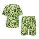 thumbnail image 1 of Balery Avocado With Seeds Conjunto de Pijama Infantil de Manga Corta con Estampado – Ropa de Dormir de Algodón Suave-Small, 1 of 6