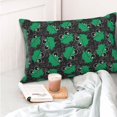 thumbnail image 4 of Kdxio Cotton Pillow Cases 20"x30" Pillowcases,Soft and Breathable Bedroom Pillow Cases-Cartoon Kawaii Frogs-No Pillow Core, 4 of 5