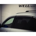 thumbnail image 4 of WellVisors Side Window Wind Deflector Visors - Acura MDX 14-up 2014 2015 2016 with Chrome Trim, 4 of 4
