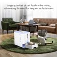 thumbnail image 3 of Pet Food Storage Bins, Integrated Design Light Blue ABS Pet Food Storage Container Convenient  for Outdoors for Home, 3 of 7