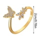 thumbnail image 3 of Anillos para mujer, regalos para mujer, anillo abierto de diamantes de moda para mujer., 3 of 3