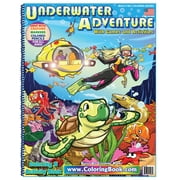 Underwater Adventures Really Big Coloring Book (17" x 23")