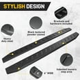 thumbnail image 2 of ONINE 6 Inch Black Running Boards Custom Fit 2019-2023 Dodge Ram 1500 New Body Quad Cab Extended Cab Side Step Nerf bar (do not fit 2019-2023 ram 1500 classic), 2 of 9
