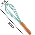 thumbnail image 2 of Fouet de Cuisson en Fil de Silicone Premium, Batteur à Œufs en Acier Inoxydable, Mélangeur d'Œufs Coloré, Outils de Cuisson 10 Pouces, 2 of 5