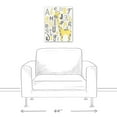 thumbnail image 3 of Creative Products Learn The Alphabet With George The Giraffe 16x20 Canvas Wall Art, 3 of 5
