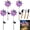 4pcs, variant on Magical Holographic Rainbow Solar Pinwheel Lights,Color Changing LED Windmill Garden Stake,Outdoor Solar Windmill Garden Light Waterproof Outdoor Yard Decor for Pathway,Lawn&Patio (2PCS)