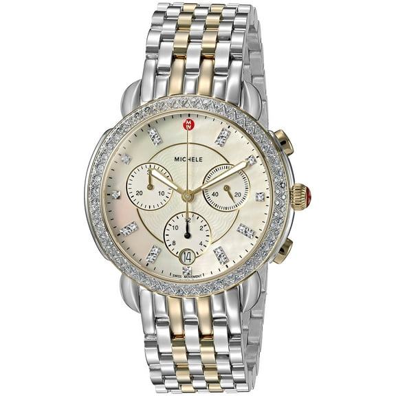 Michele Women's Sidney Chronograph Diamond 38mm Watches