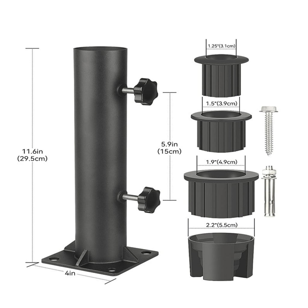 Patio Umbrella Stand Base for Outdoor Table Dock Pontoons Deck Garden Supplies