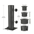 thumbnail image 4 of Necvior Outdoor Deck Umbrella Mount Bracket Replacement Clamps Deck Mount for Garden, 4 of 8
