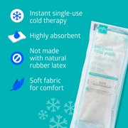 Medline Perineal Cold Packs for Postpartum Care, 24 Count, Absorbent Pad is 4.5 x 14.25 Perfect for your After Delivery Postpartum Essentials Kit