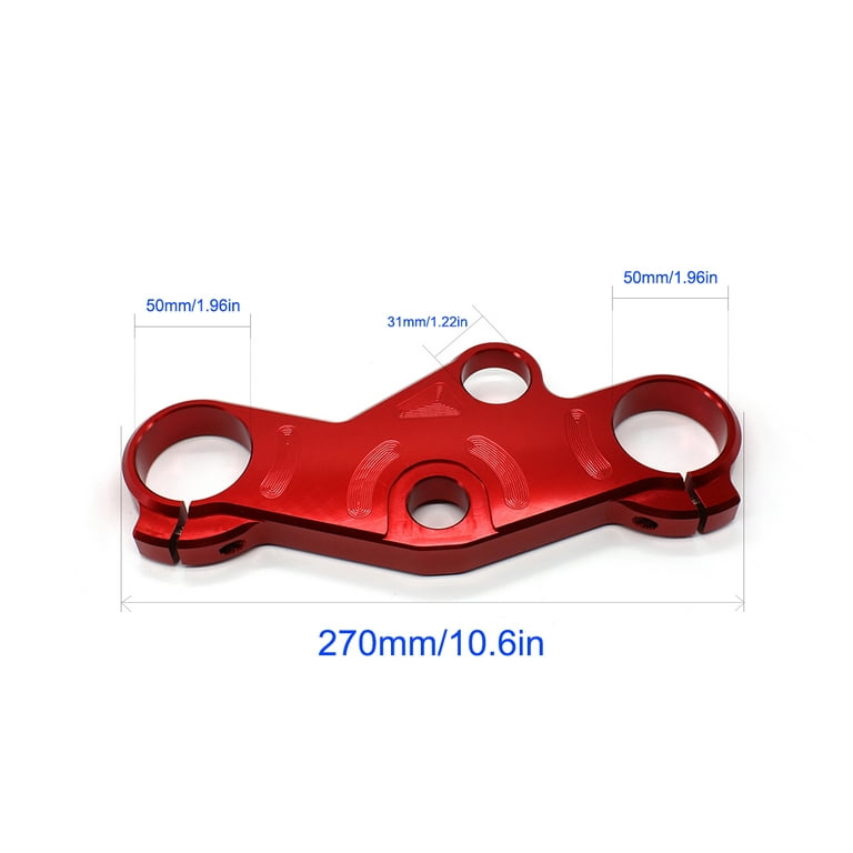 FXCNC Motorcycle Lowering Triple Tree Upper Top Clamp for GSXR1000