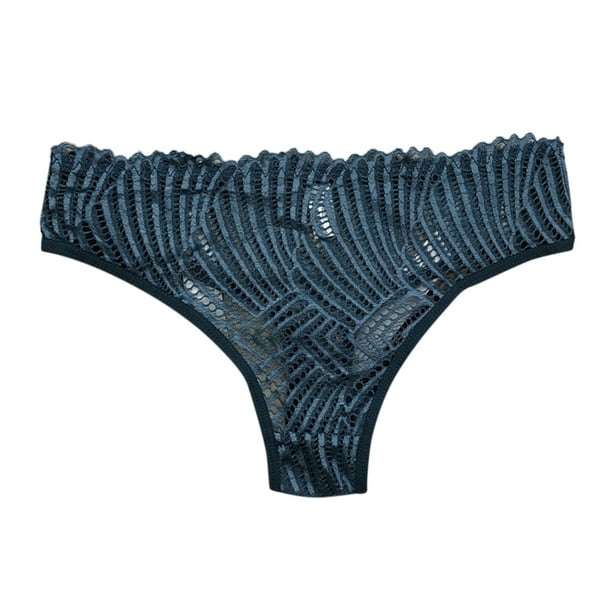 Gibobby Bragas elásticas para mujer Encaje para mujerEl encaje sexy y transpirable ahueca hacia fuera y las nalgasBragas breves puras Características:(Gris,Talla única)