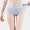 thumbnail image 6 of biudgviw Cotton Underwear for Women Low Rise Soft No Show Briefs Strench Seamless Breathable Ladies Bikini Panties Underwear, 6 of 7