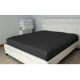 thumbnail image 2 of Grace Linen Zipper Fitted Sheet Queen Size(60X80) - Includes 2 Zip On Sheets +1 Bottom Fitted Base - Fit's 8” In Deep Pocket - Black Color, 2 of 8