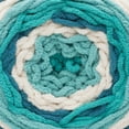 thumbnail image 2 of Bernat® Blanket Stripes™ #6 Super Bulky Polyester Yarn, Teal Deal 10.5oz/300g, 220 Yards, 2 of 12