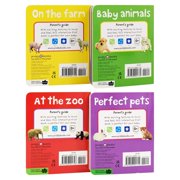Bright Baby Touch and Feel Boxed Set: On the Farm, Baby Animals, at the Zoo and Perfect Pets (Hardcover)