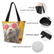 thumbnail image 4 of Disketp Floral Sunglasses Cat Art Bolsa de Hombro Casual para Mujer, Bolso Cruzado para Compras, Viajes y Uso Diario, 4 of 6