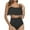 03-Black, variant on Dezsed Women's High Waisted Falbala Bikini Set Ruffled Cami Top Tummy Control Swimsuits Modest Swimwear Women Beachwear Pink M